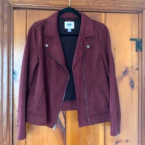 Faux shade Moto jacket
